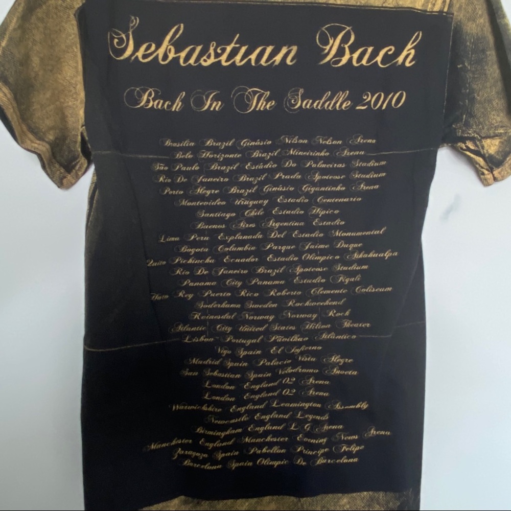 Sebastian Bach Angel Down Front & Back Graphic Tee - Picture 7 of 8